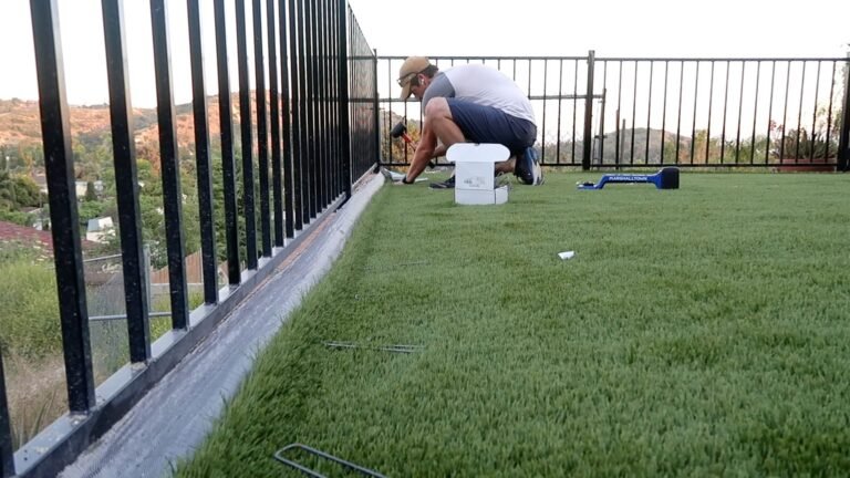 artificial grass turf installation in Atlanta GA