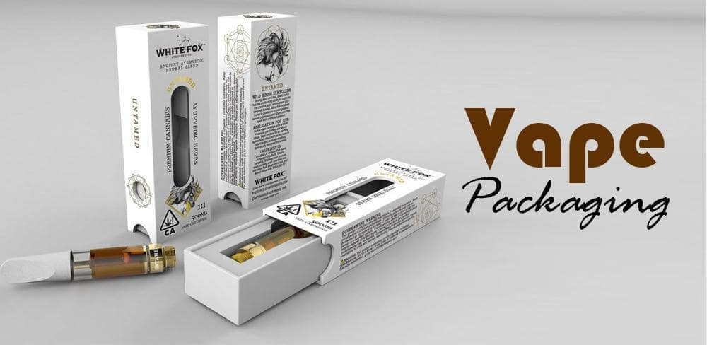 vape cartridge packaging template